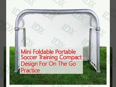 Mini Foldable Portable Soccer Training Compact Design For On The Go Practice