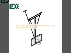 New Design Tempered Glass Basketball Board Ceiling Mounting Basketball Hoop