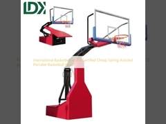 International Basketball Stand Certified Cheap Spring Assisted Portable Basketball Hoop