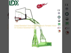 Cheap Basketball Stand  Manual Hydraulic Portable Indoor Or Outdoor Basketball Hoop