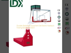 Durable Basketball Equipment Set Electric Hydraulic Folding Basketball Stand