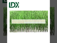 Herbe mélangée synthétique tissée naturelle de football de gazon artificiel de technologie avancée