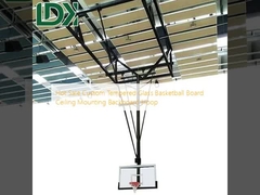 Hot Sale Custom Tempered Glass Basketball Board Ceiling Mounting Backboard Hoop