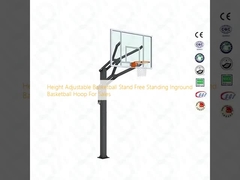 Height Adjustable Basketball Stand Free Standing Inground Basketball Hoop For Sales