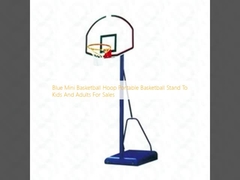 Blue Mini Basketball Hoop Portable Basketball Stand To Kids And Adults For Sales