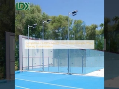 Competitive Outdoor Squash Court Design Durable Wood Flooring Customization