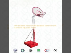 Mini Basketball Hoop Portable Basketball Stand With SMC Backboard Adjustable Height