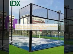 360° Panoramic Professional Padel Court Outdoor Tournament Grade Sports Equipment