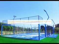 Panoramic Outdoor Padel Court Professional Platform Tennis Field Equipment