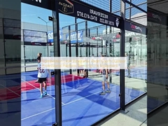 Competition Level Panoramic Padel Court Outdoor Professional Platform Tennis Sports Equipment