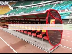 LDK Professional Soccer Bench Seats Portable Football Shelter Aluminium Durable Soccer Team Shelter