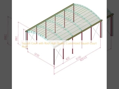 Squash Court with Roof High Quality Customized Squash Court Roof