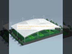 Squash Court Outdoor Indoor Squash Glass Court Construction Roof