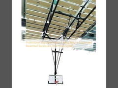 Professional Standard Indoor Ceiling Mount Suspended Basketball Backboard goal Hoop System