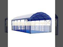 Outdoor Waterproof Padel Tennis Court Canopy Sport Padel Court Roof Cover Padel Tennis Court